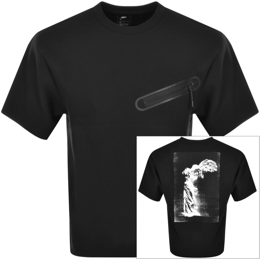 Alternative Image for ProductNike Crew Neck Logo T Shirt Black1